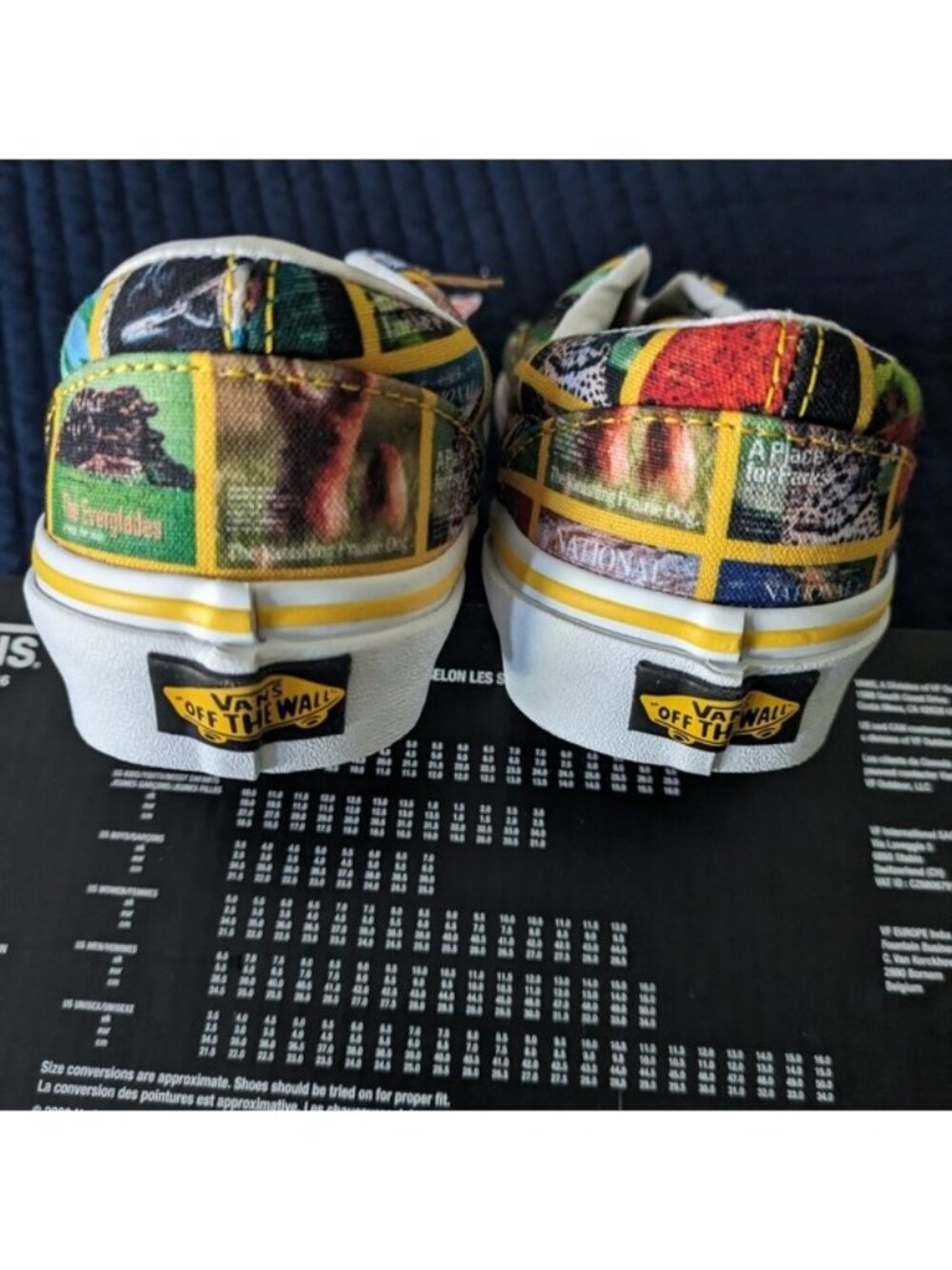 Vans X National Geographic Era Women 5 Multicolor Canvas Low Top 062026 - Picture 9 of 9